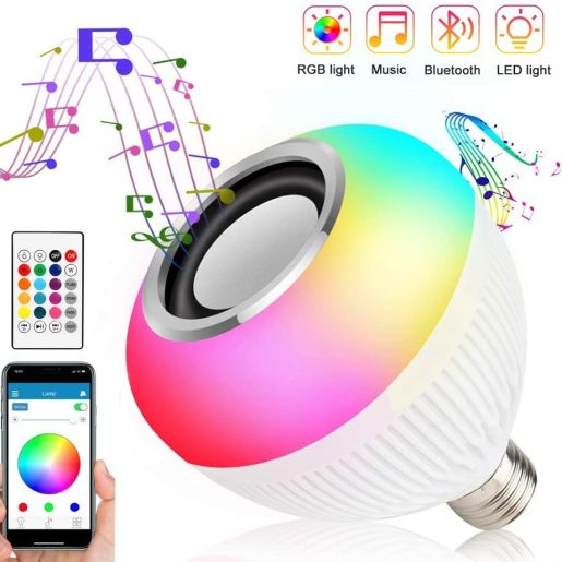 КРУШКА + КОЛОНКА, лед диско крушка, диско лампа, bluetooth, блутут