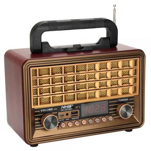 Ретро тонколона NS 2073ВТ FM/AM/SW/Bluetooth