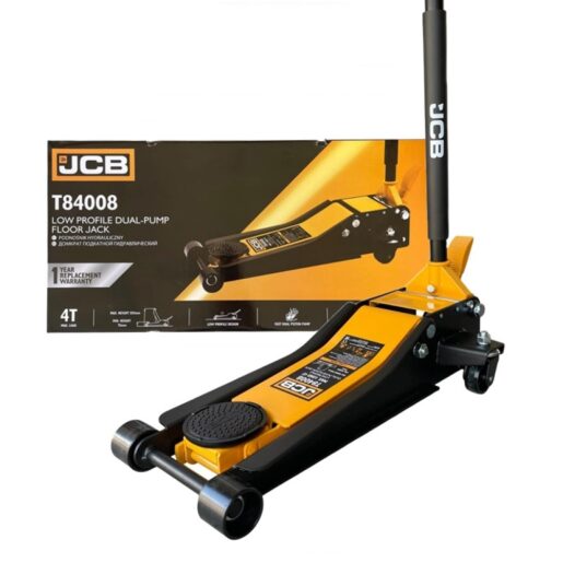JCB Т84008 Нископрофилен Крик Крокодил с Две Помпи и Педал 75 - 505мм 4 Тона